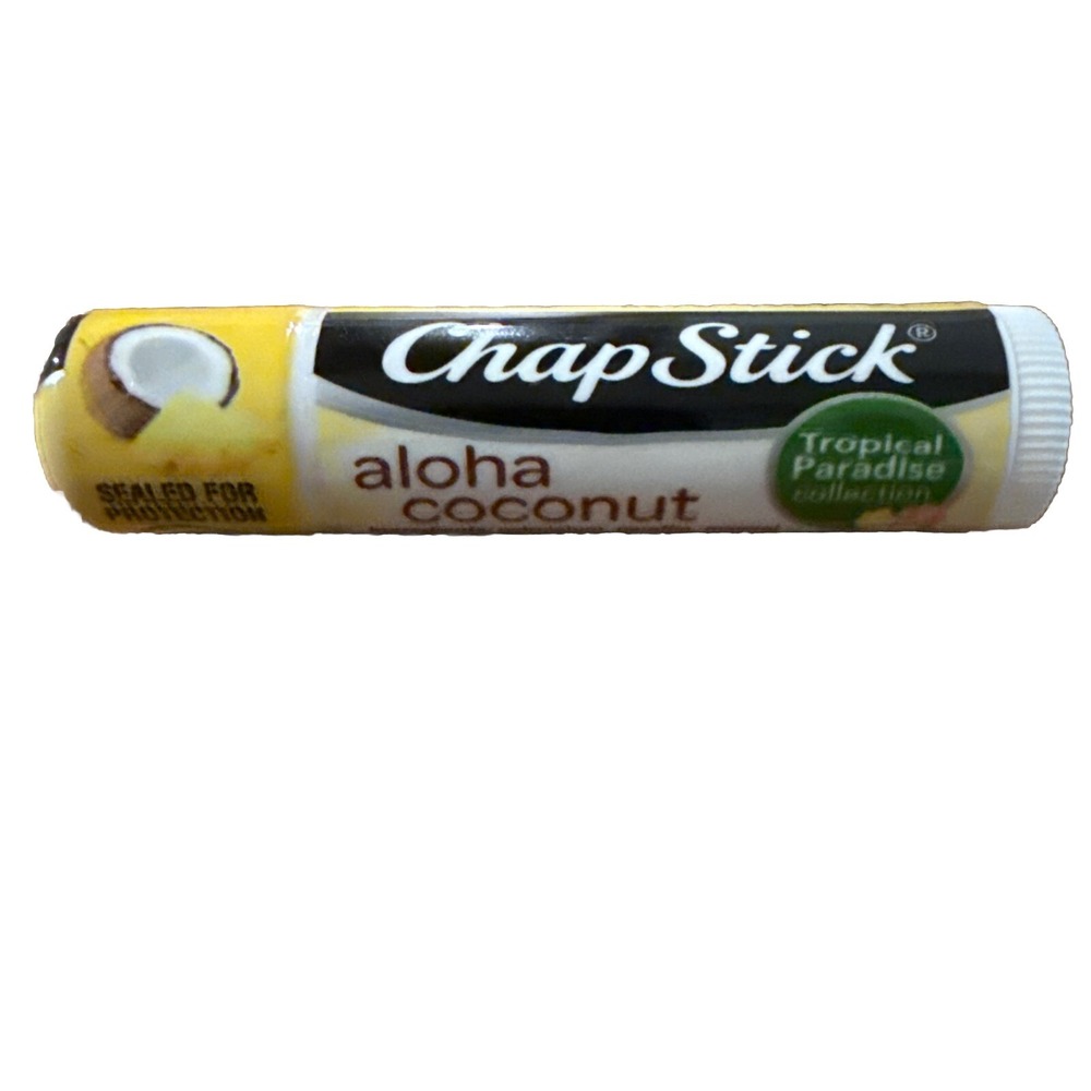 CHAPSTICK "Aloha Coconut" Tropical Paradise Collection Lip Balm Limited Edition